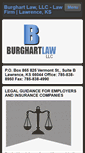 Mobile Screenshot of burghartlaw.com